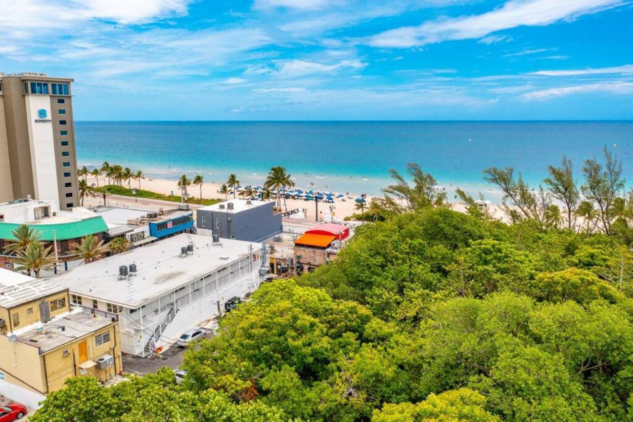 The Purple Pelican Beachfront With Ocean Balcony Unit 1 Fort Lauderdale Extérieur photo