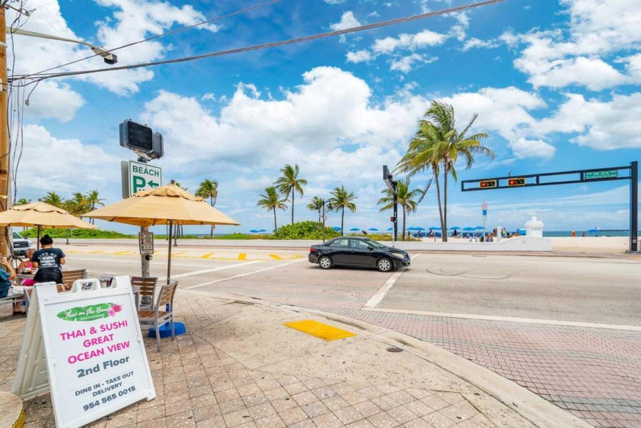 The Purple Pelican Beachfront With Ocean Balcony Unit 1 Fort Lauderdale Extérieur photo