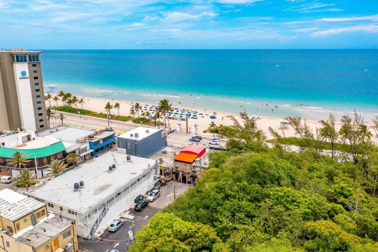 The Purple Pelican Beachfront With Ocean Balcony Unit 1 Fort Lauderdale Extérieur photo